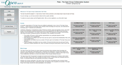Desktop Screenshot of collaboration.opengroup.org
